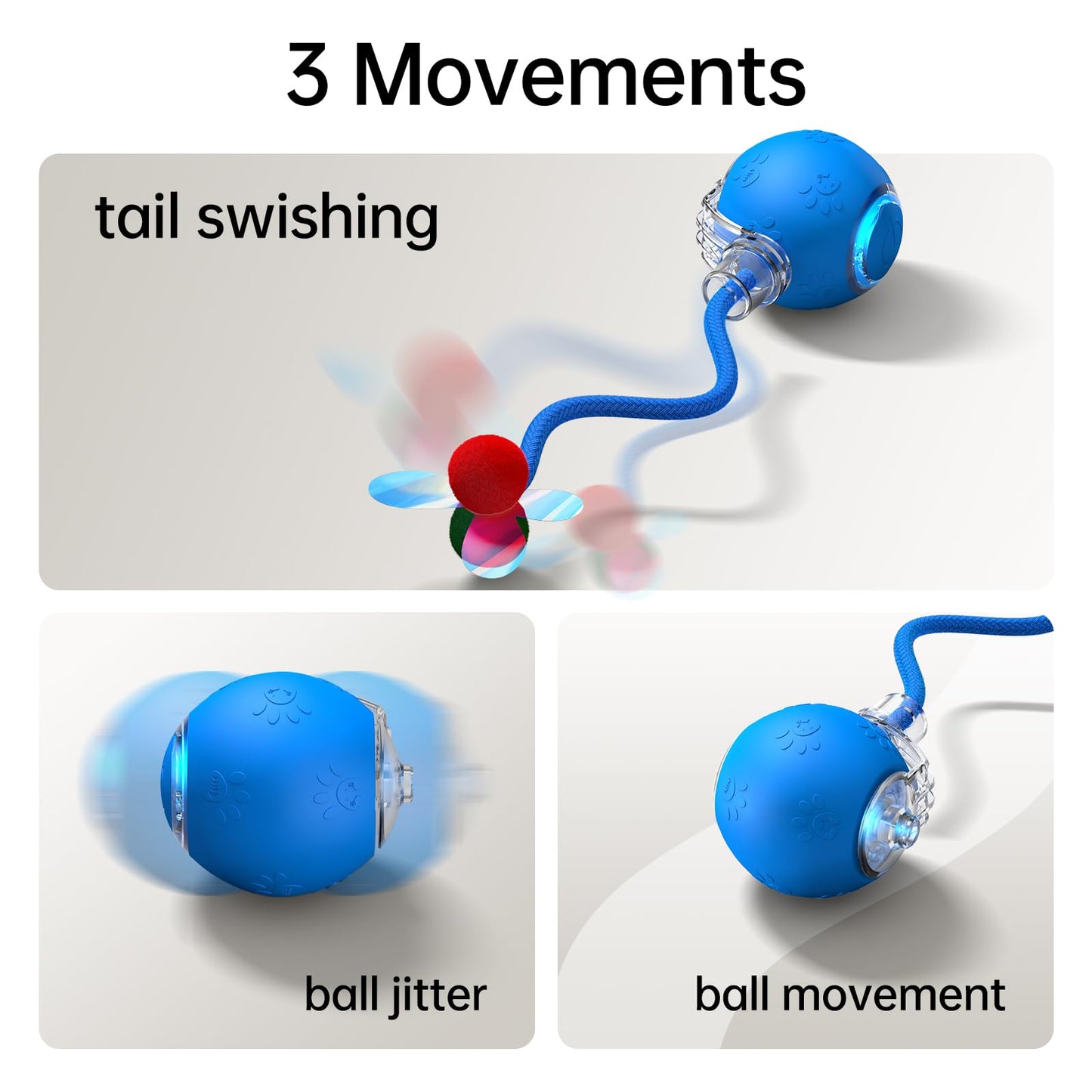 Fast Moving Cat Ball Toy