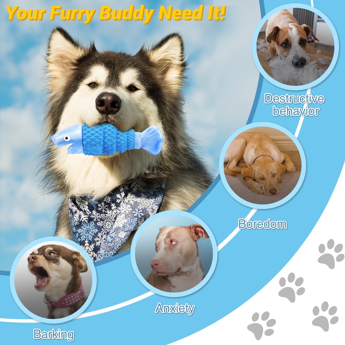 WinTour Indestructible Dog Toy